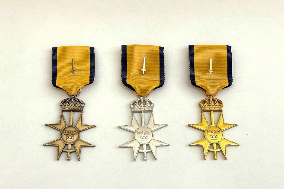 Historic First: Sweden Awards the Military Cross
